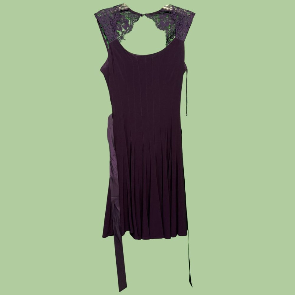 Plum Top Lace Dress